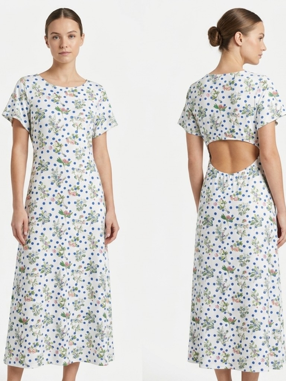 Smith & Quinn Botanist Dot Celine Dress Size Large NWT
